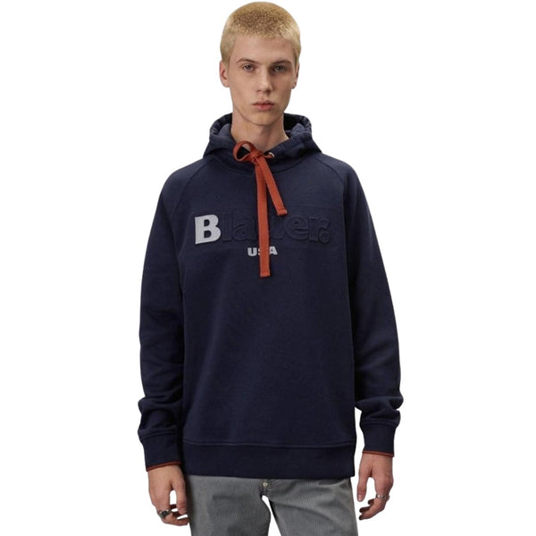 SUDADERA BLAUER CHIUSA CAPUCHA  HOMBRE