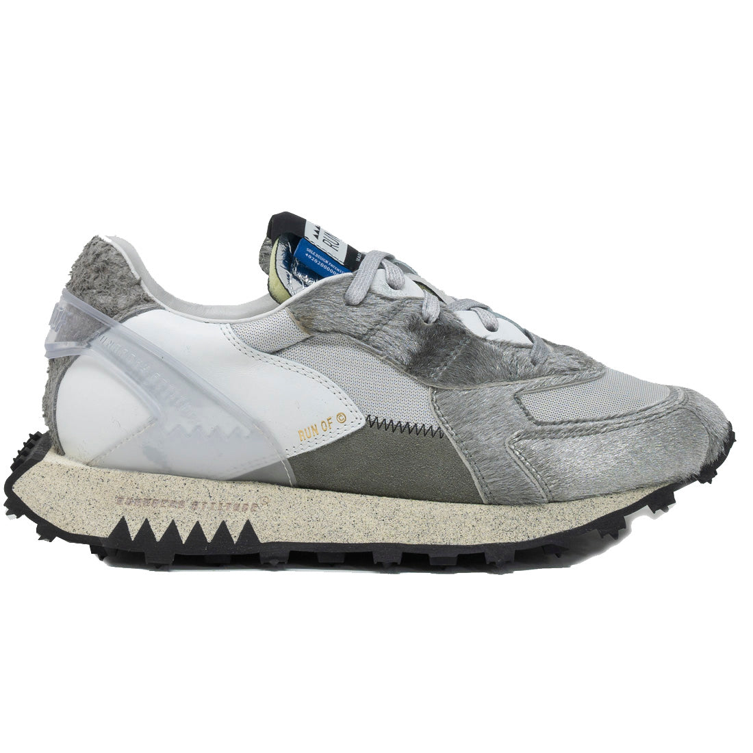 ZAPATILLA RUN OF ALLUMINIO SILVER & GREY MUJER