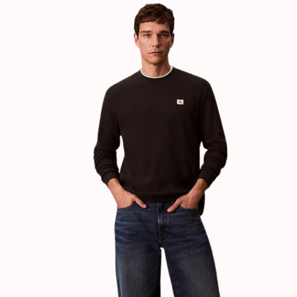 CAMISETA CALVIN KLEIN  WAFFLE HOMBRE