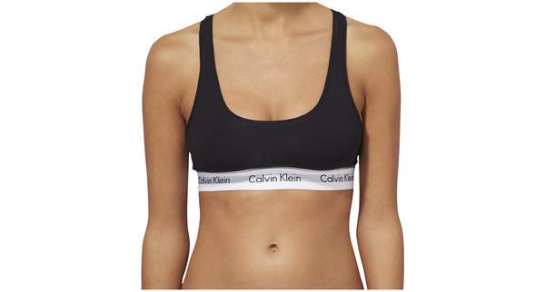 SUJETADOR LETTE CALVIN KLEIN BLACK