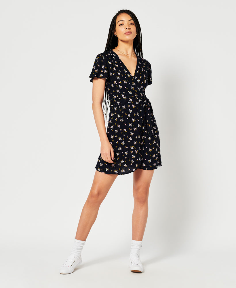 VESTIDO VINTAGE MINI WRAP SUPERDRY MUJER