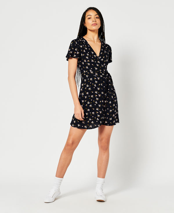 VESTIDO VINTAGE MINI WRAP SUPERDRY MUJER