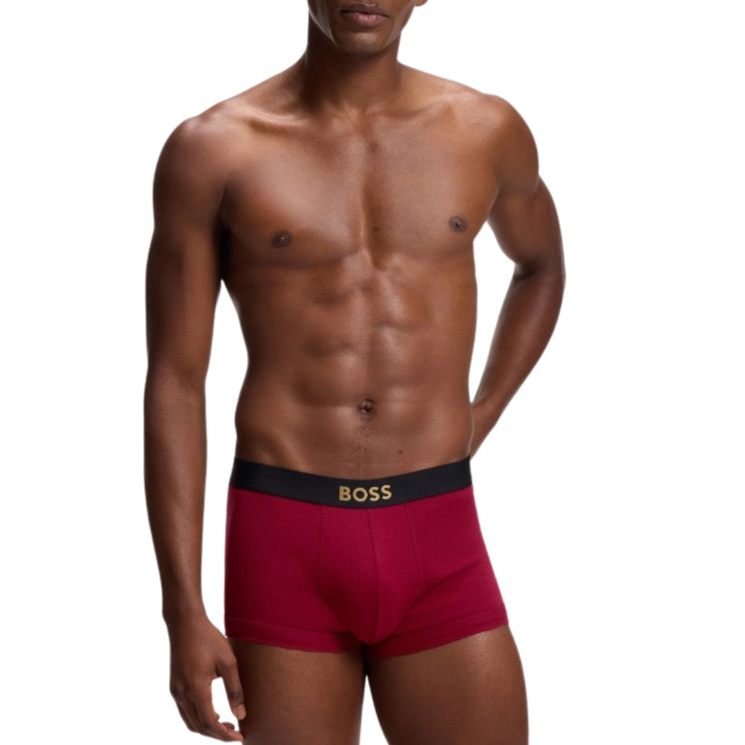 TRUNK HUGO BOSS 2PK GOLD LOGO HOMBRE