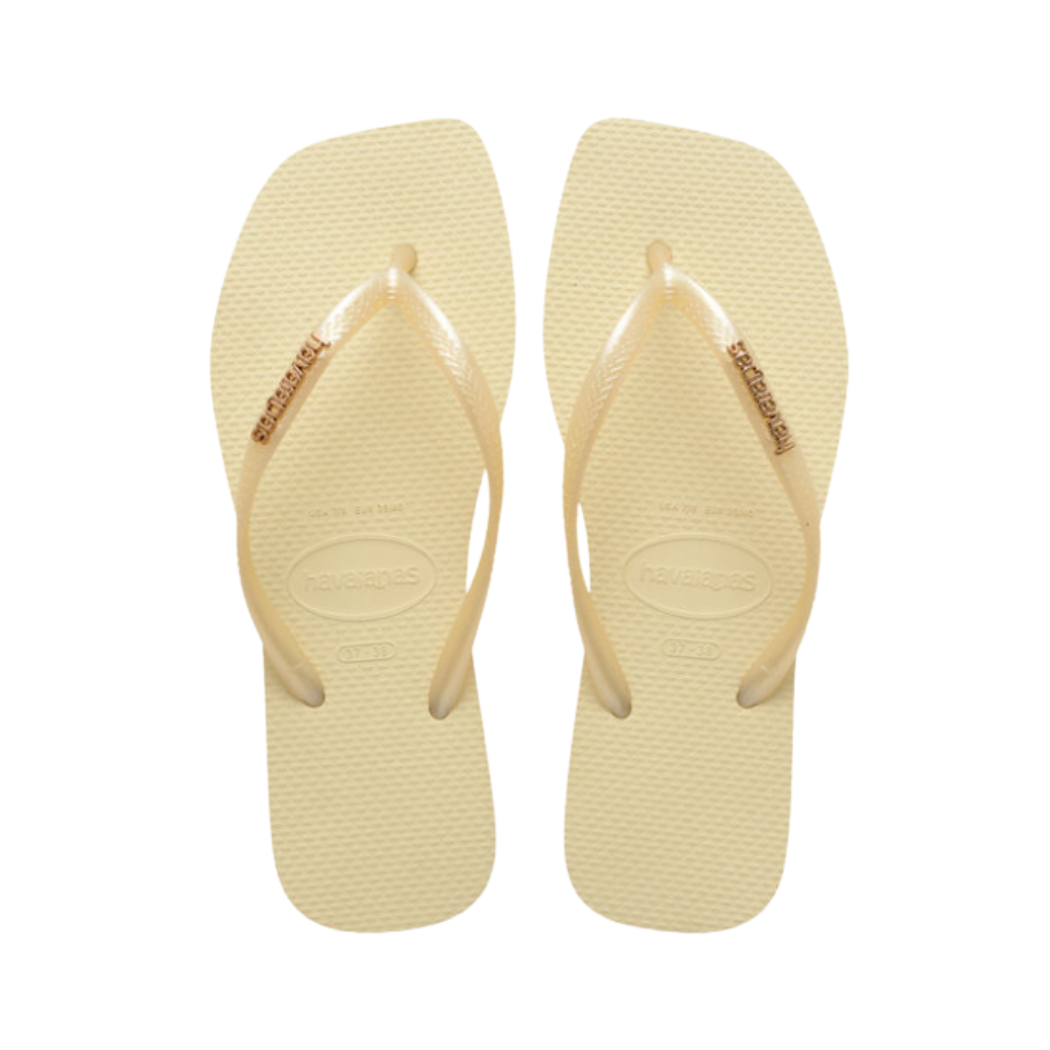 CHANCLA HAVAIANAS SLIM SQUARE METALLIC MUJER