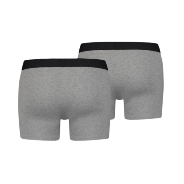 BOXER LEVI'S® SOLID BASIC 2PCK GREY