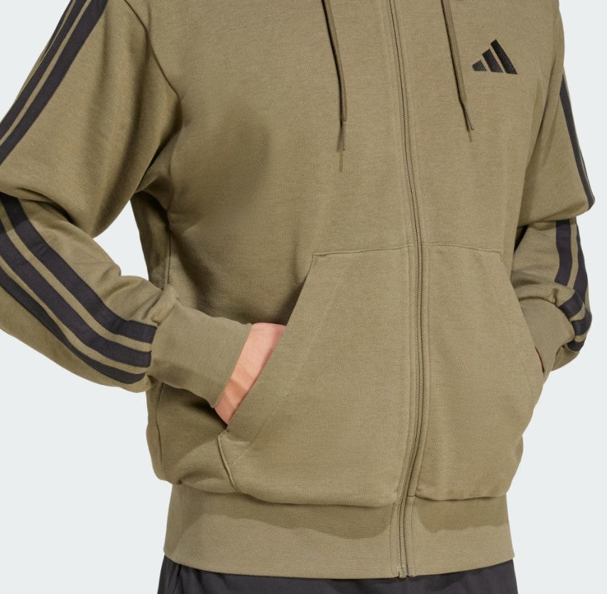 SUDADERA ADIDAS M 3S FT FZ HOMBRE
