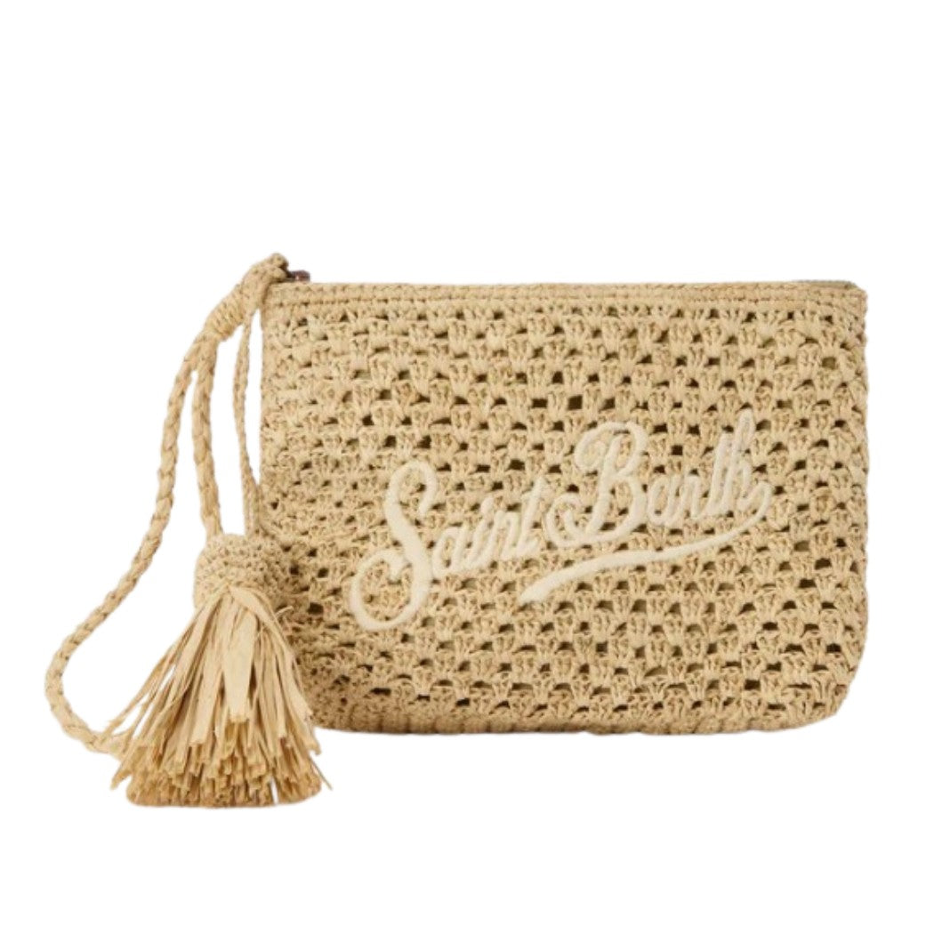 BOLSO DE MANO SAINT BARTH RAFFIA MUJER
