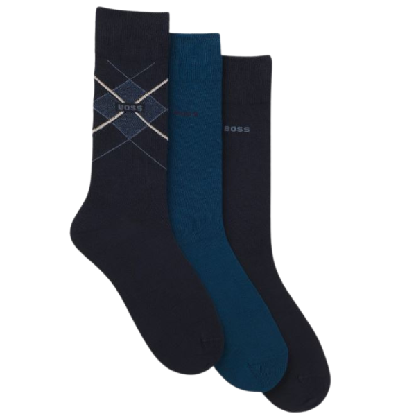 CALCETINES HUGO BOSS 3PK GIFTSET HOMBRE