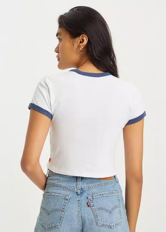 CAMISETA LEVI'S® GRAPHIC RINGER BLUE MUJER