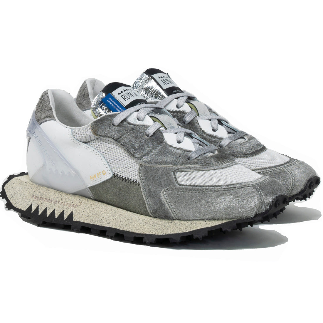 ZAPATILLA RUN OF ALLUMINIO SILVER & GREY MUJER