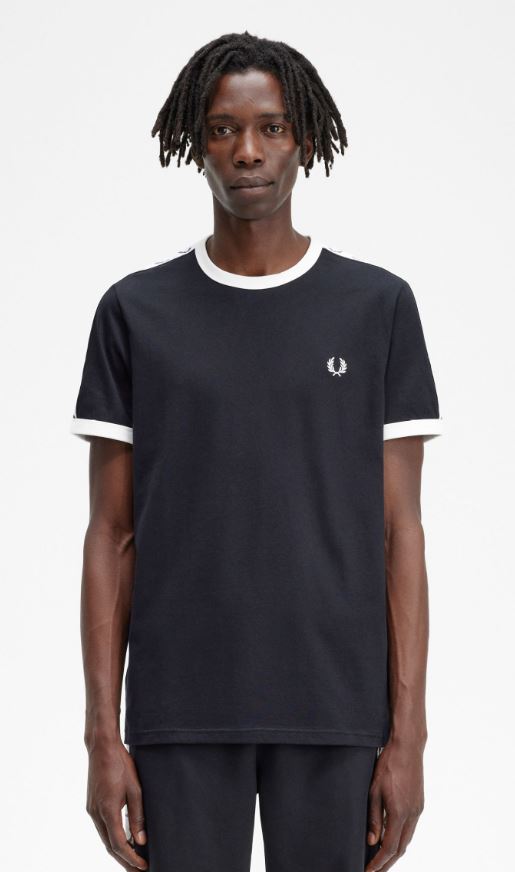 CAMISETA TAPED RINGER FRED PERRY HOMBRE