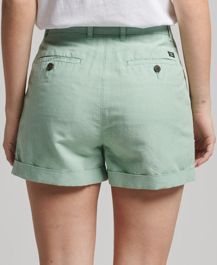 SHORT STUDIOS LINEN SUPERDRY MUJER