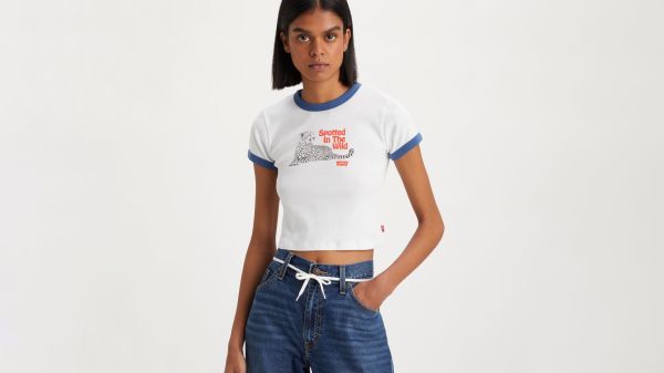CAMSIETA GRAPHIC RINGER LEVI'S® MUJER