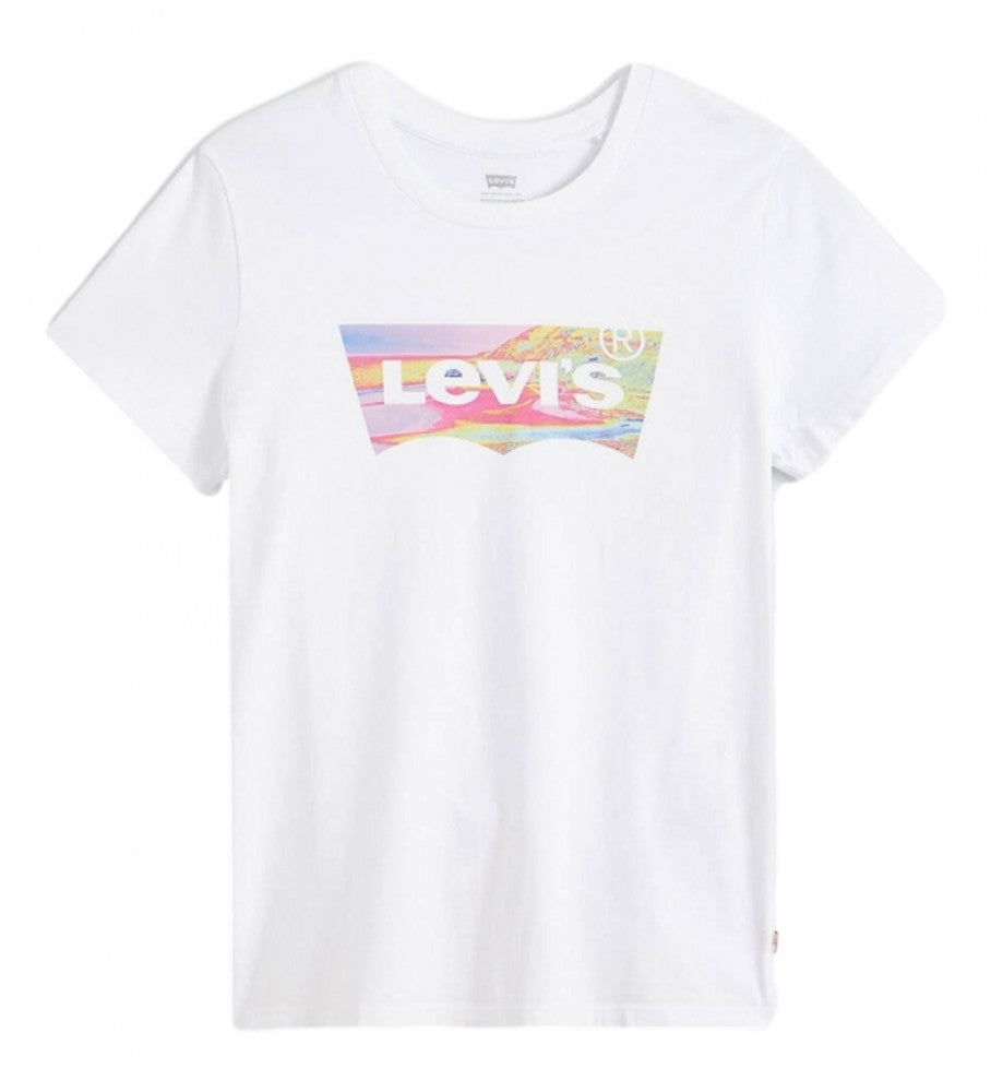 CAMISETA LEVI'S®THE PERFECT MARBLING BLANCO MUJER