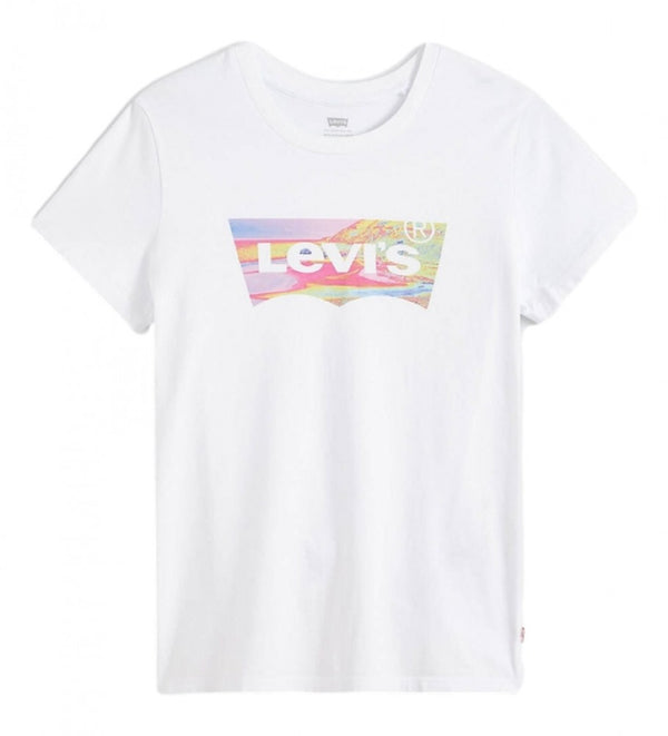 CAMISETA LEVI'S®THE PERFECT MARBLING BLANCO MUJER