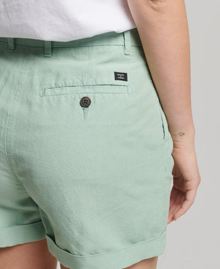 SHORT STUDIOS LINEN SUPERDRY MUJER