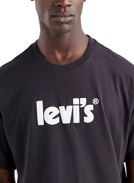CAMISETA LEVI'S® RELAXED POSTER PORT BLACK HOMBRE