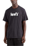 CAMISETA LEVI'S® RELAXED POSTER PORT BLACK HOMBRE
