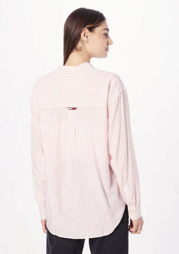 CAMISA TOMMY HILFIGER DRAPY STRIPED  MUJER