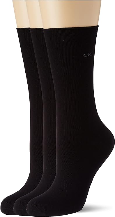 CALCETINES 3P ROLL TOP CALVIN KLEIN MUJER