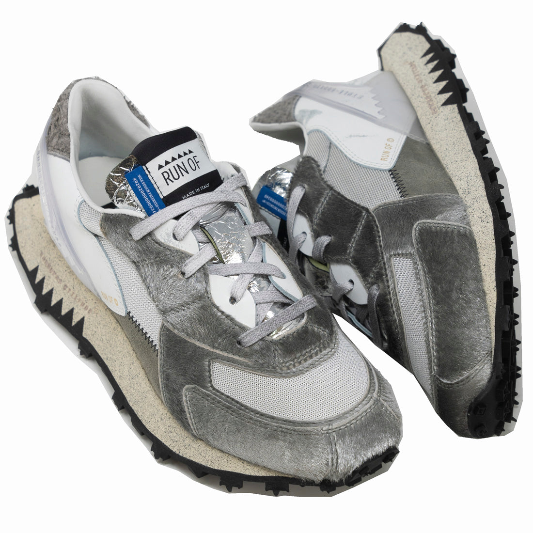 ZAPATILLA RUN OF ALLUMINIO SILVER & GREY MUJER