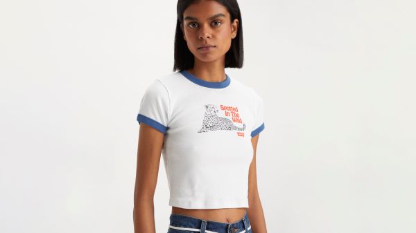 CAMSIETA GRAPHIC RINGER LEVI'S® MUJER